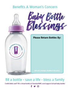 Baby Bottle Blessings Deadline Poster